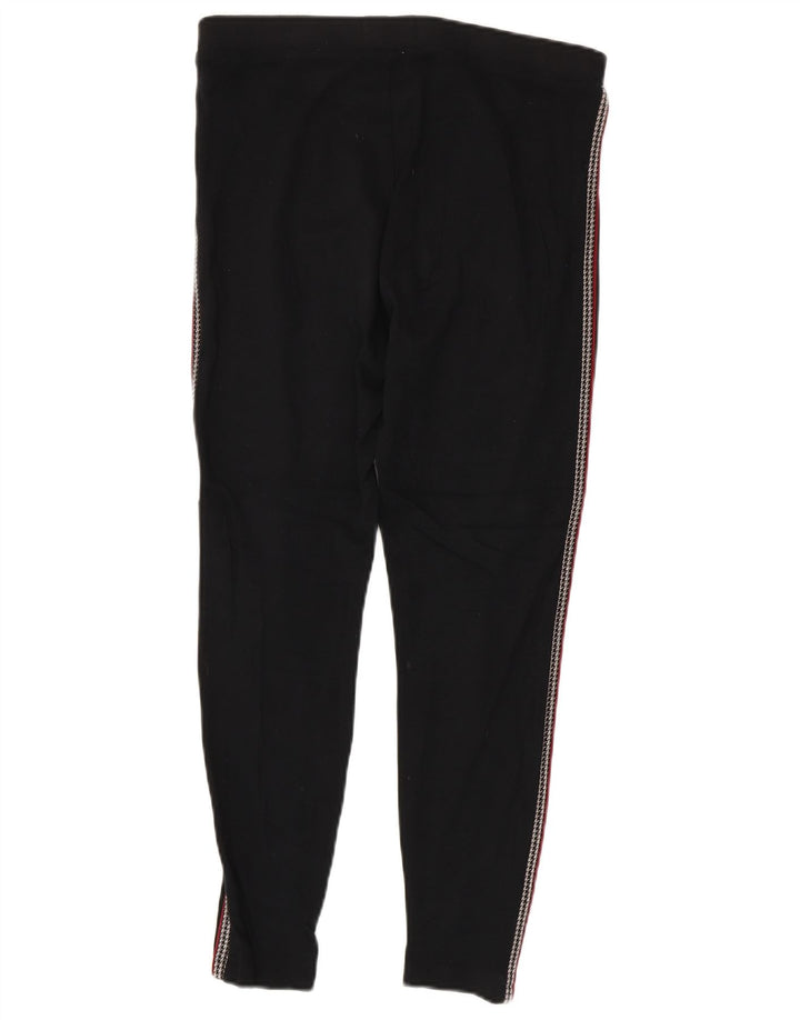 Leggings pentru femei Marks & Spencer UK 12 Medium Black Striped Viscose