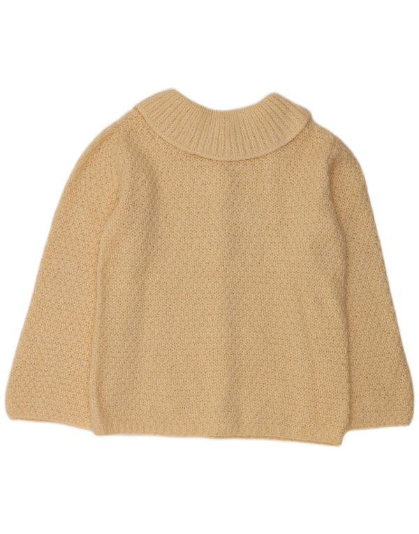 Pulover Cardigan Vintage pentru Damă UK 16 Mare Bej