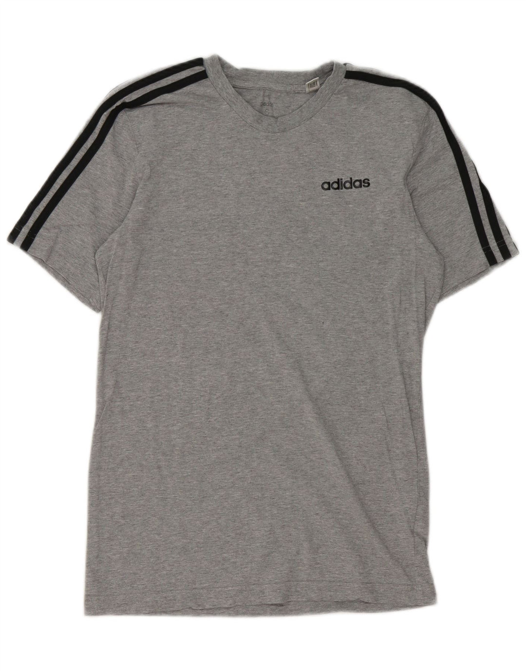 Tricou pentru bărbați Adidas Top mic, gri bumbac