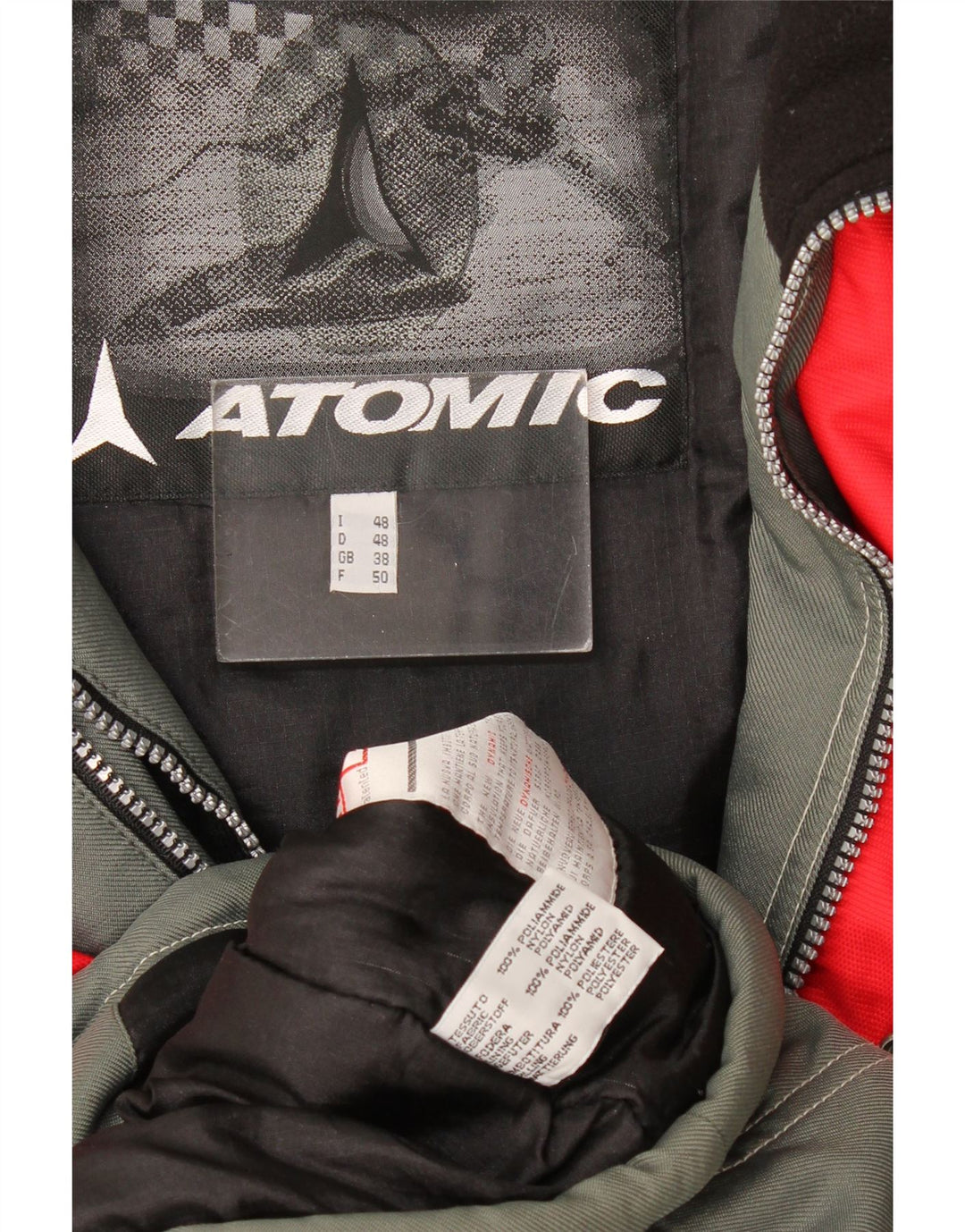 Set 2 piese Atomic Graphic Ski pentru bărbați UK 38 Medium Grey Colorblock