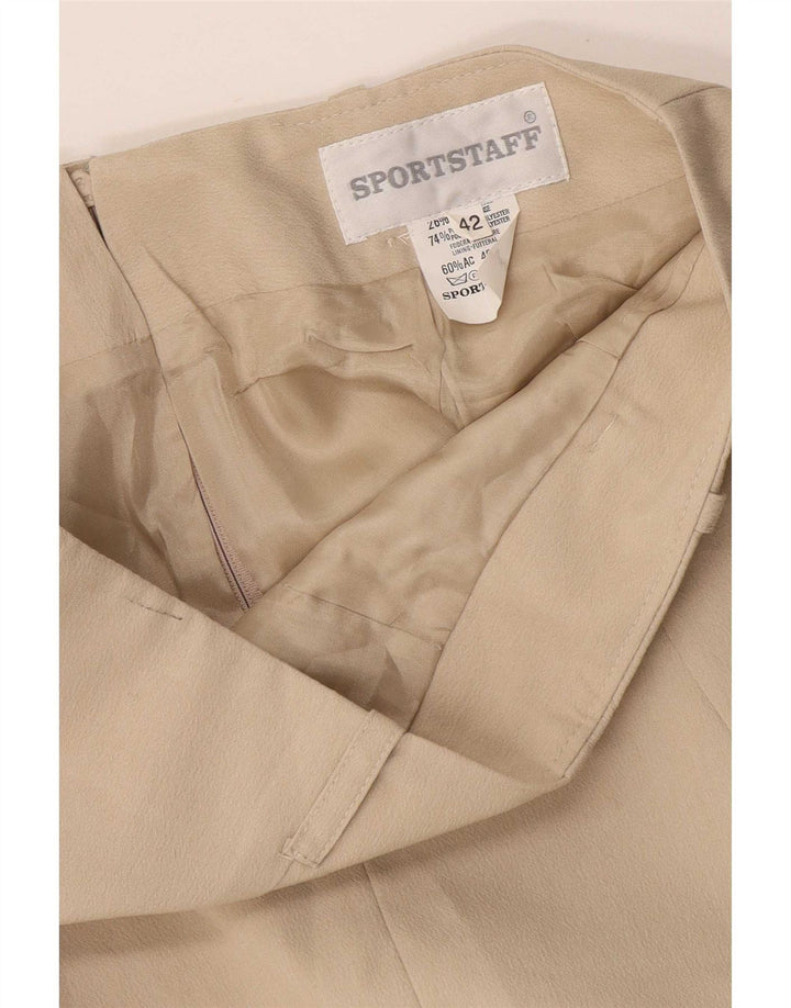 Fusta Mini Sport Staff Femei IT 42 Medium W32 Bej Rayon