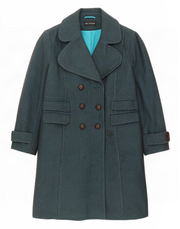 Marks & Spencer Palton dublu cu autograf pentru femei UK 20 2XL Verde