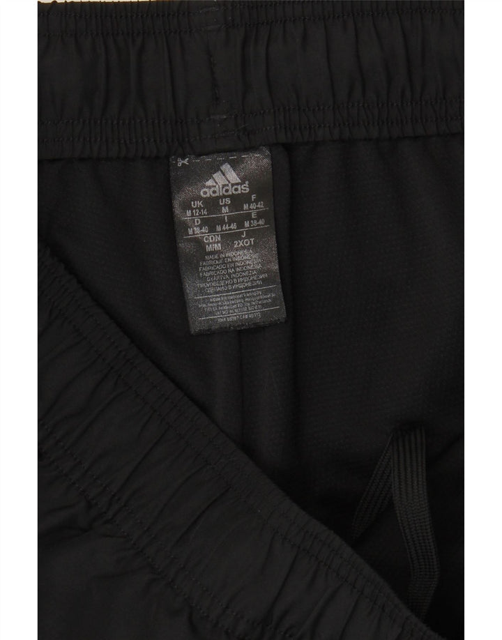 Pantaloni de trening Climalite pentru femei ADIDAS UK 12/14 Poliester mediu negru