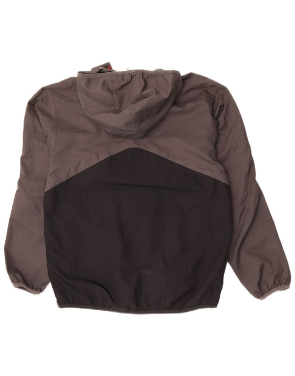 Umbro Jachetă de trening cu glugă pentru băieți 13-14 ani XL Negru Colorblock