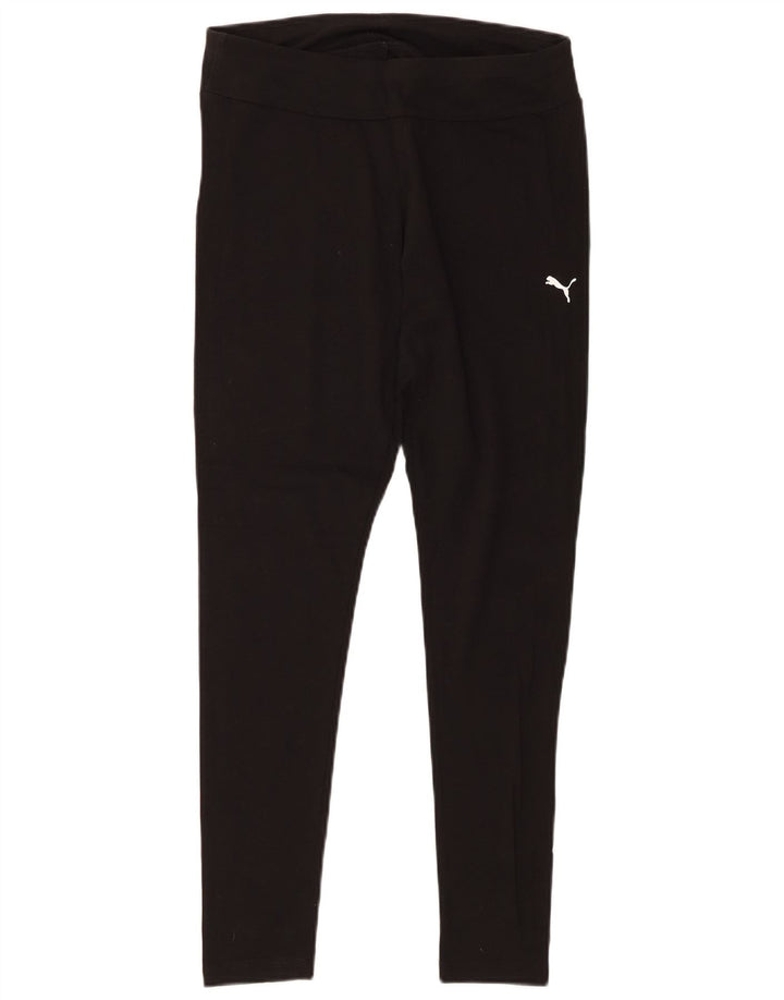 Leggings pentru femei Puma UK 12, bumbac mediu negru