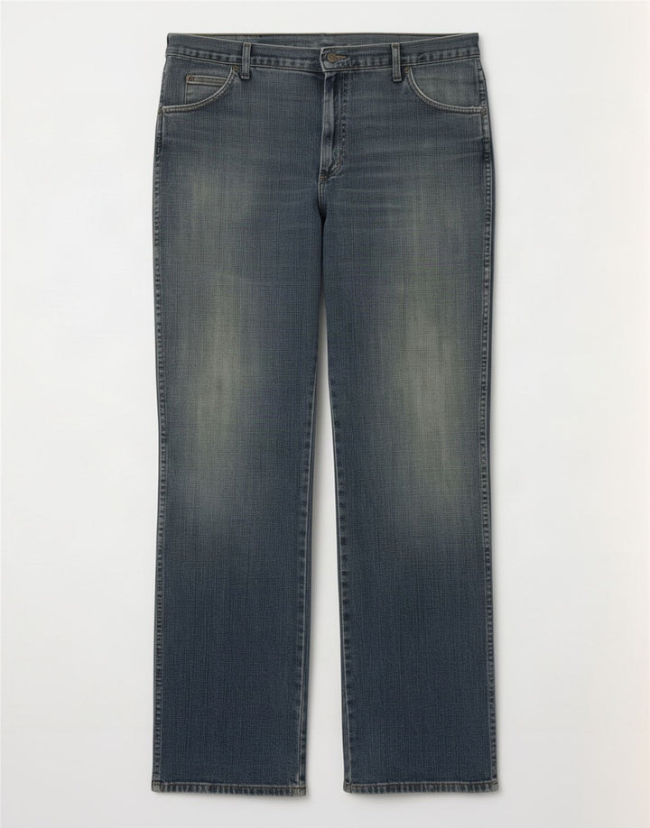 Blugi pentru bărbați Bootcut Wrangler W38 L34 Bumbac albastru