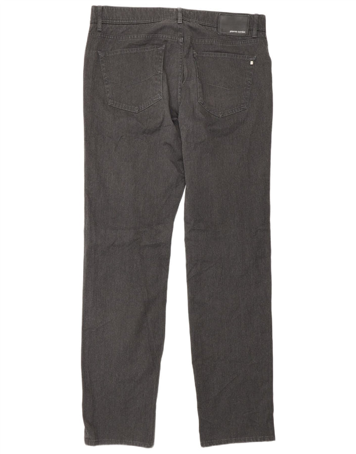 Jeans drept bărbați Pierre Cardin W36 L34 poliester gri