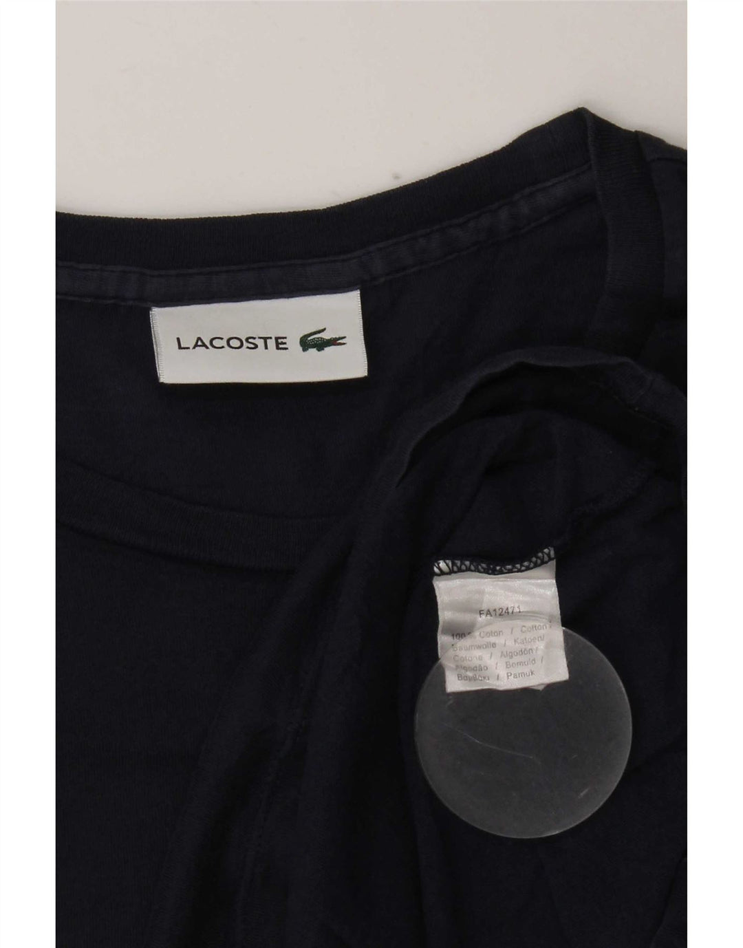 Lacoste Bărbați Tricou Top Mediu Bleumarin Bumbac