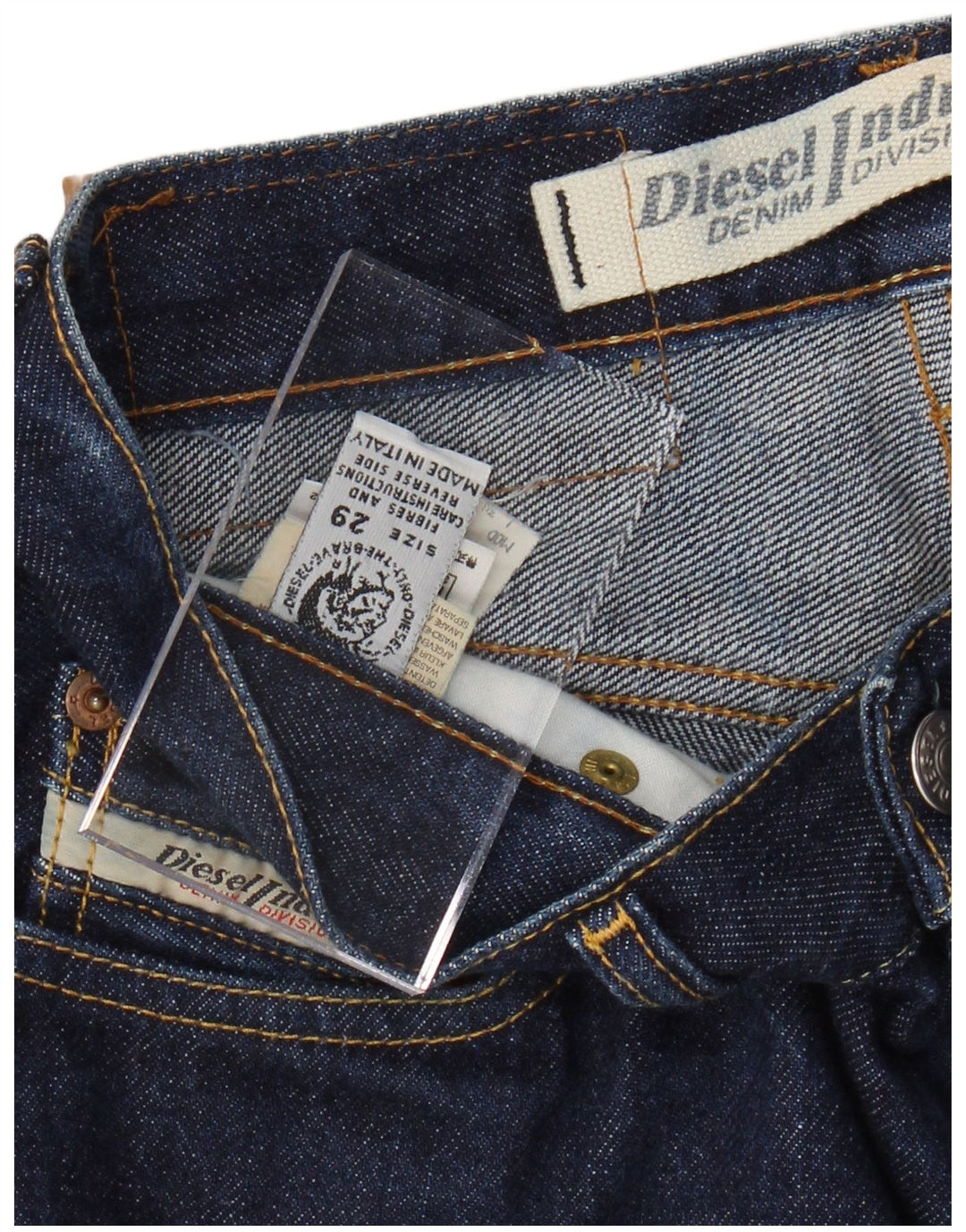DIESEL Jeans Bootcut pentru bărbați W29 L33 Bumbac bleumarin