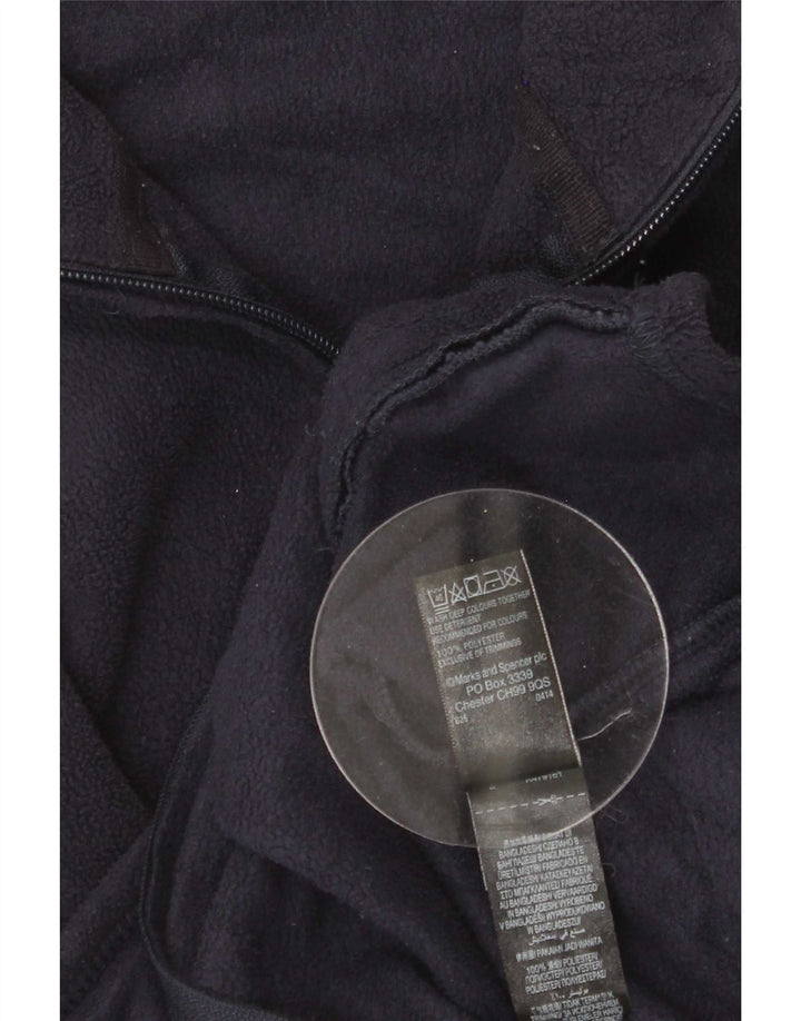 Jachetă fleece pentru femei Marks & Spencer UK 20 2XL bleumarin poliester