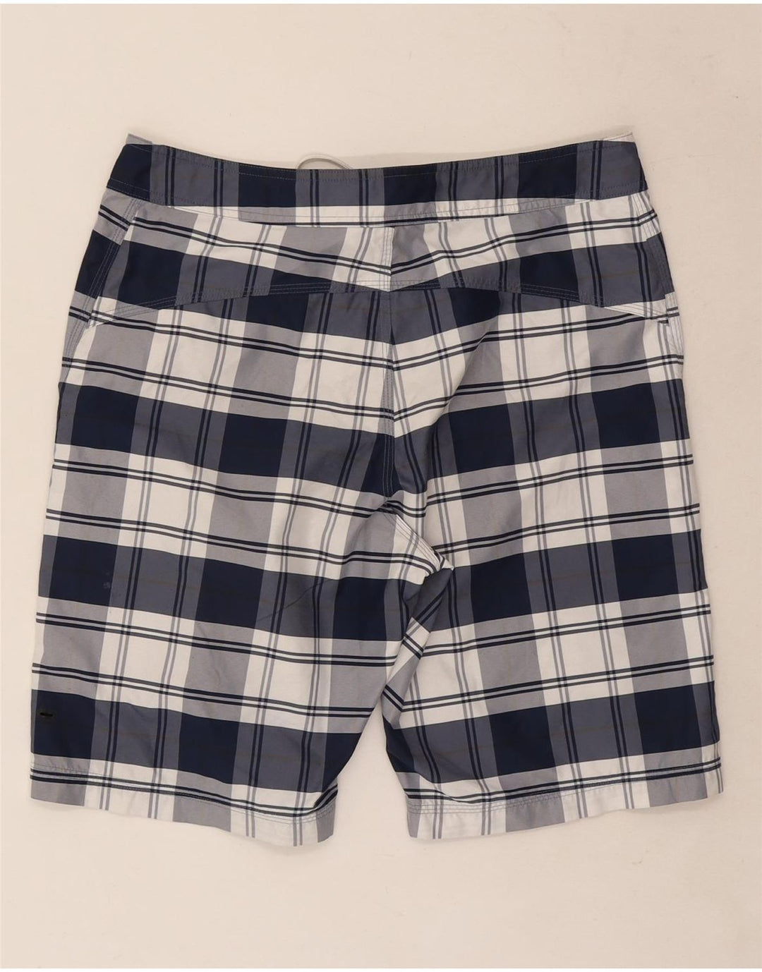 Pantaloni scurți de înot Nike pentru bărbați, poliester cu carouri medii bleumarin
