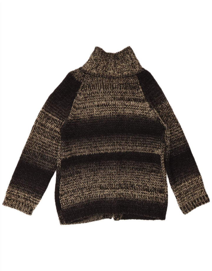 Vintage bărbați lână neagră medie pete