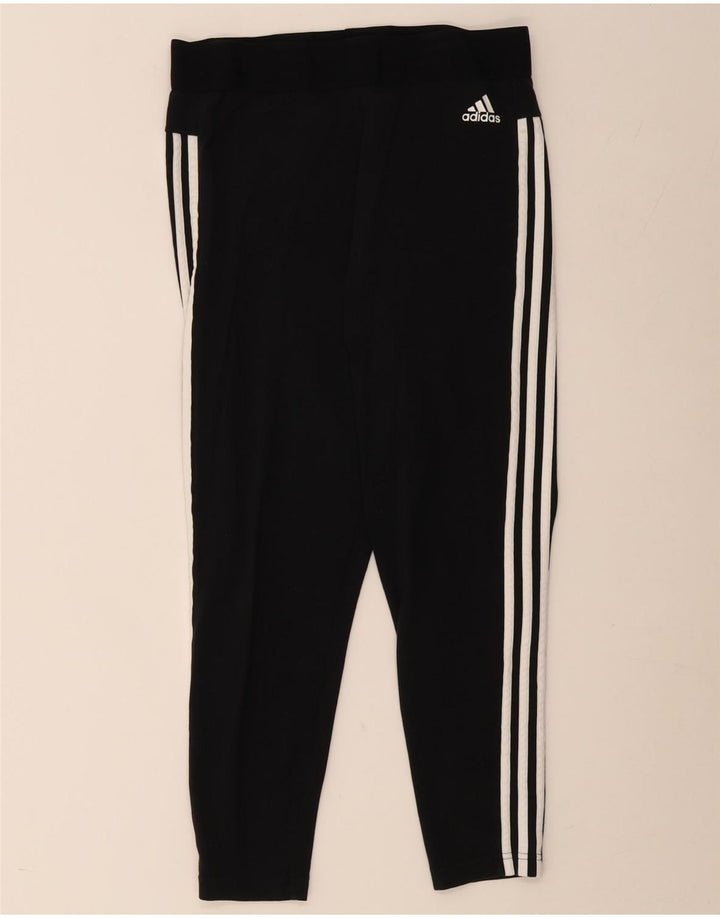 Leggings crop pentru femei Adidas UK 12 Medium Black