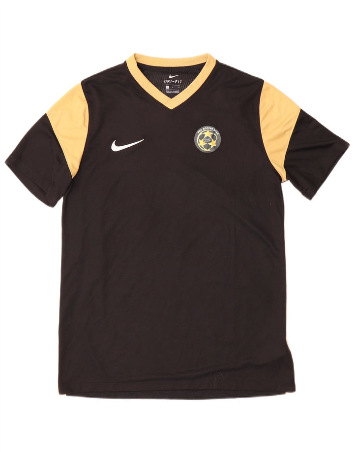 Tricou Nike Dri Fit pentru bărbați Top mare din poliester negru