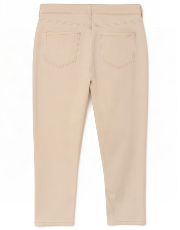 Blugi tăiați pentru femei Marks & Spencer The Carrie UK 14 Medium W30 L22 Alb