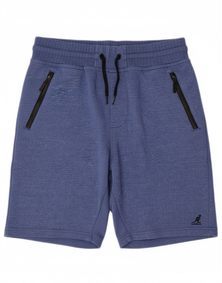 KANGOL Mens Sport Shorts Medium  Navy Blue Polyester