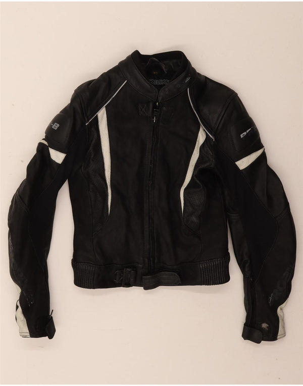 Jachetă Probiker Crop Racer pentru femei EU 38 Medium Black Colorblock