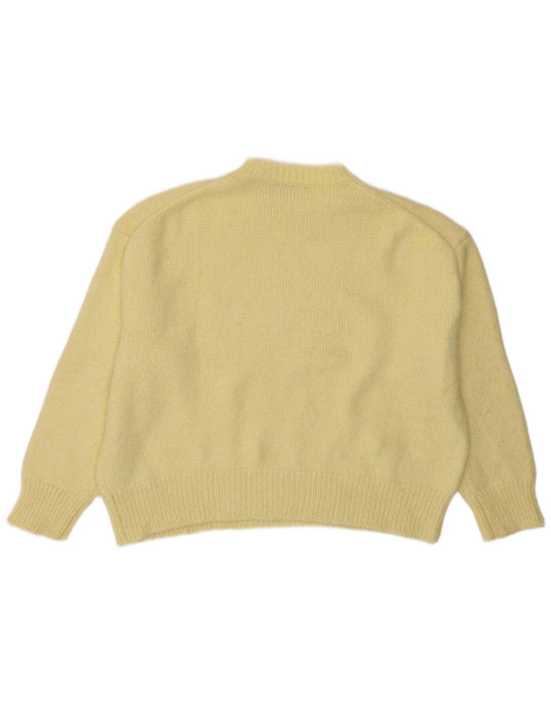 Pulover de damă Zara Crop Oversized Crew Deck Pulover UK 14 Medium Yellow