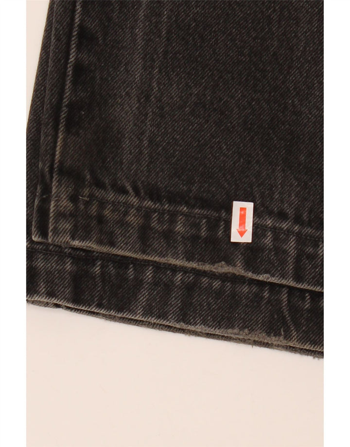 WRANGLER Blugi pentru bărbați Indiana Straight W36 L28 bumbac negru