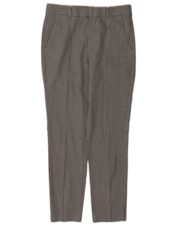Pantaloni chino subțiri Massimo Dutti pentru femei 2XS W24 L26 bleumarin picior de găină