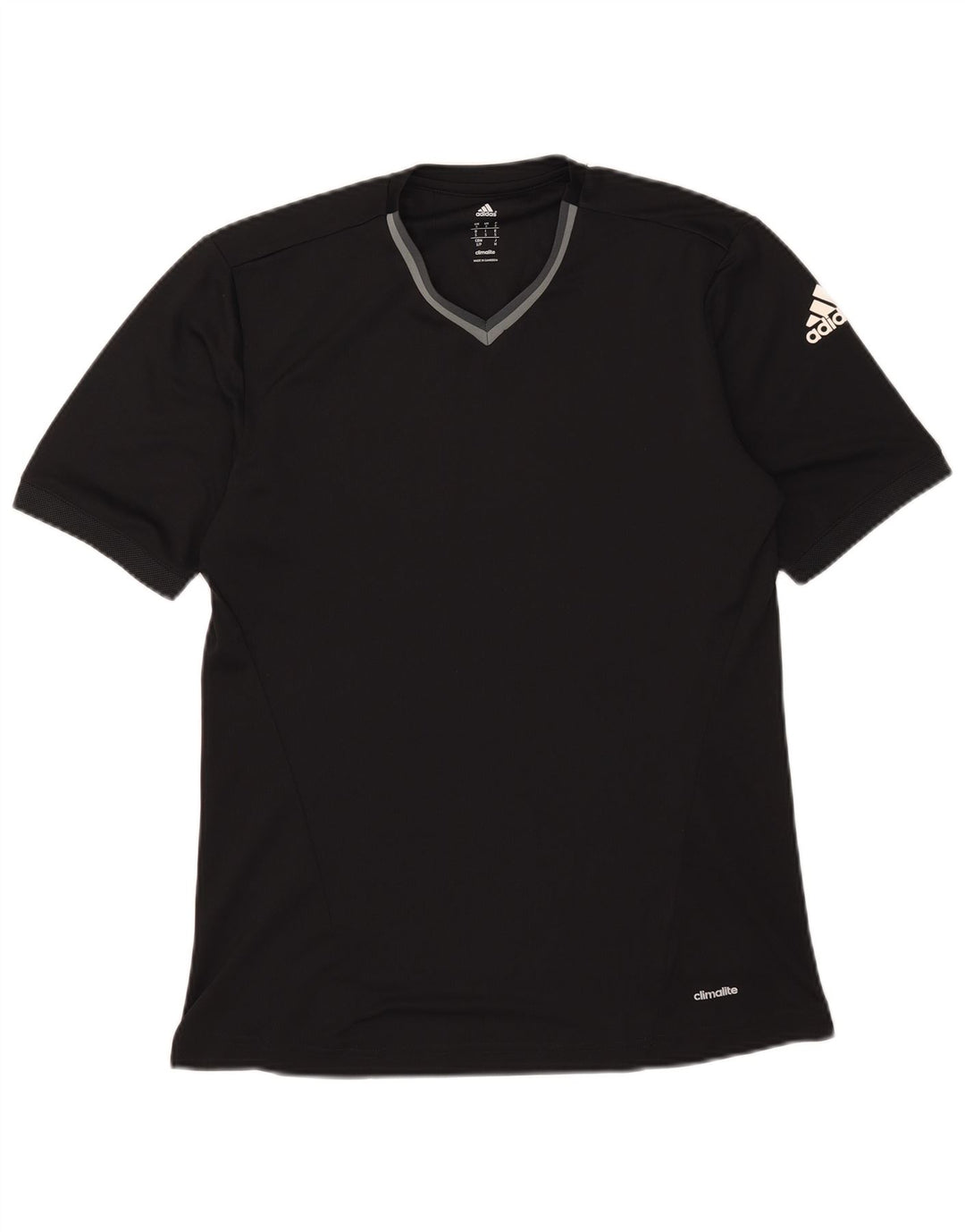 Tricou Adidas Climalite pentru bărbați Top mic poliester negru