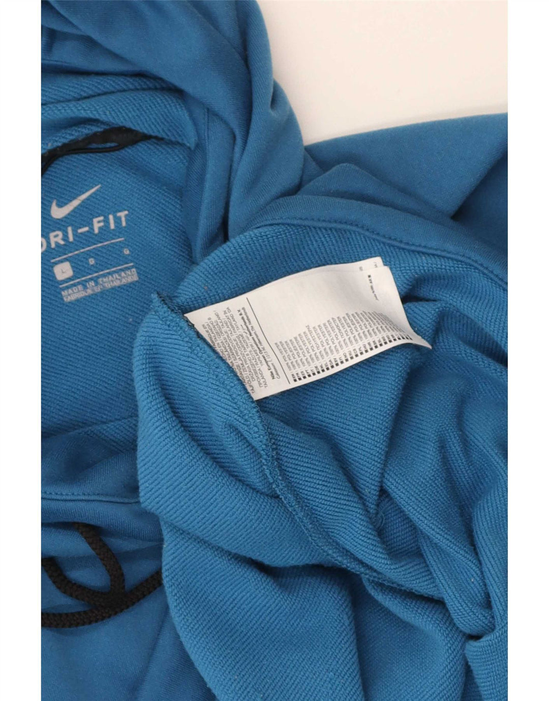 Hanocă cu mânecă scurtă Nike Dri Fit pentru bărbați, poliester mare, albastru