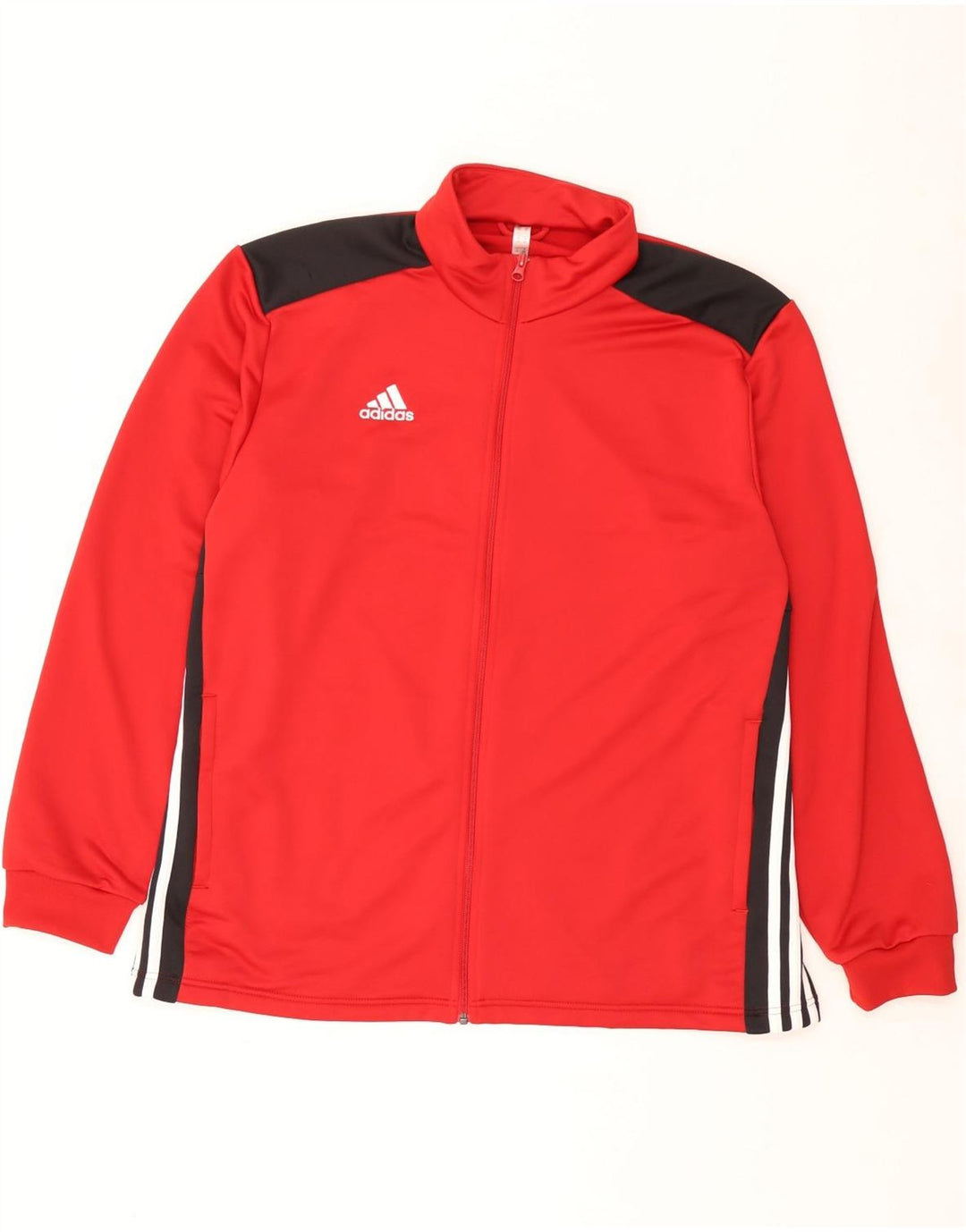 Jachetă de trening pentru bărbați Adidas, 2XL, roșu, poliester color bloc