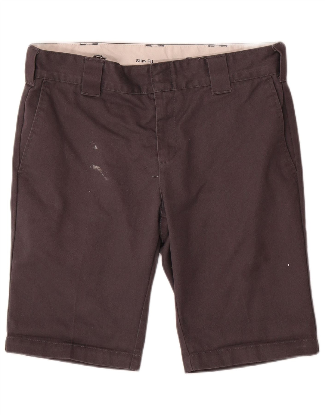 Pantaloni scurți chino pentru bărbați DICKIES Slim Fit W30, bumbac gri mediu