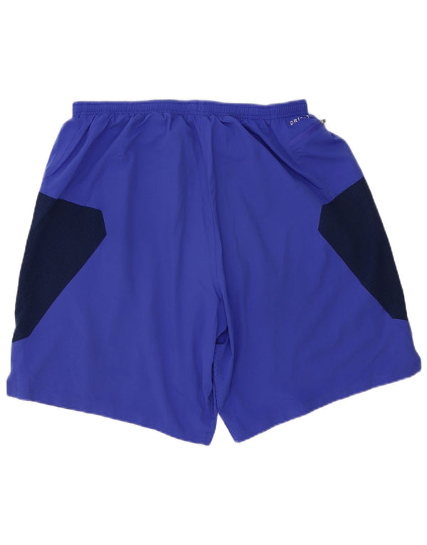 Pantaloni scurți sport Nike Dri Fit pentru bărbați XL, violet, color block