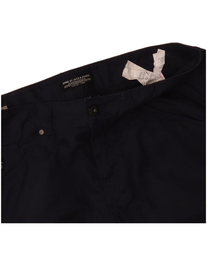 Pantaloni scurți casual pentru bărbați JACK & JONES W40 XL Bumbac bleumarin