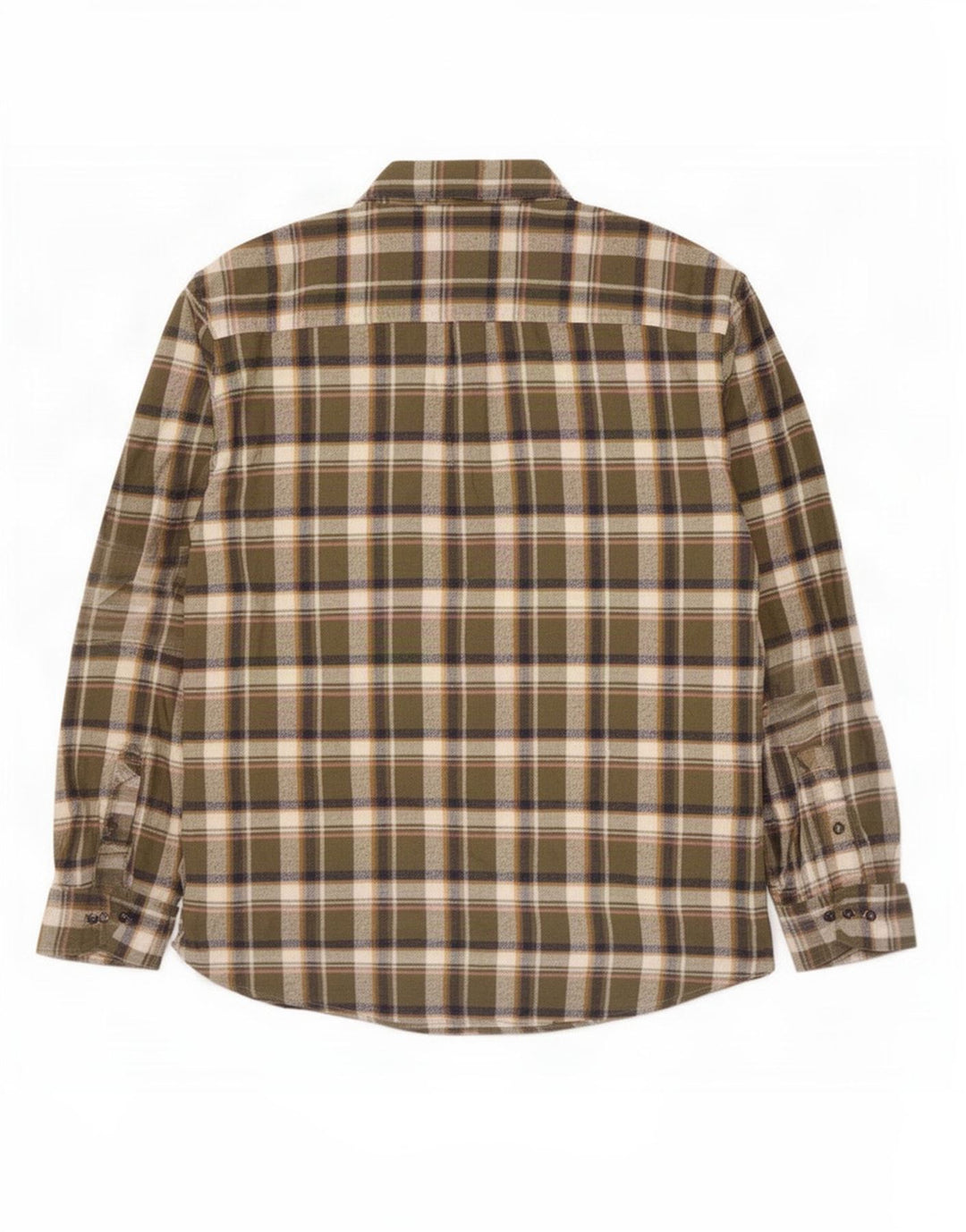 Cămașă de flanel pentru bărbați Marks & Spencer, bumbac verde check 2XL