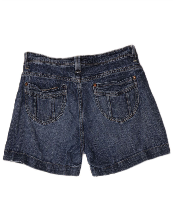 Pantaloni scurți din denim cu talie joasă pentru femei Lee US 6 Medium W28 Bumbac albastru
