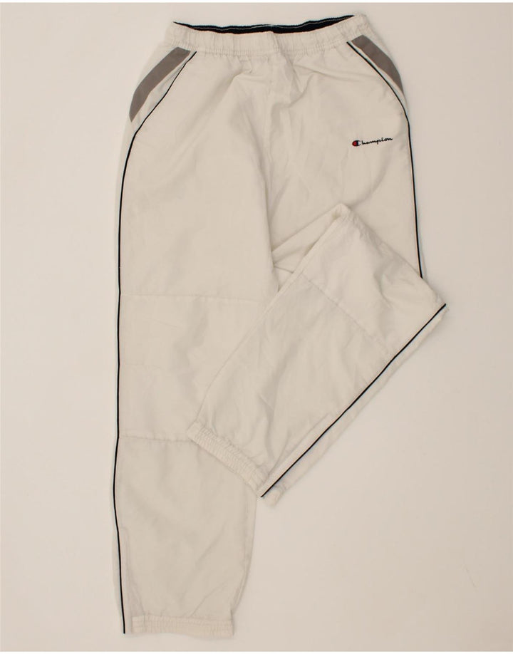 CHAMPION Womens Tracksuit Trousers UK 10 Small Grey Polyester Vintage Champion and Second-Hand Champion from Messina Hembry 