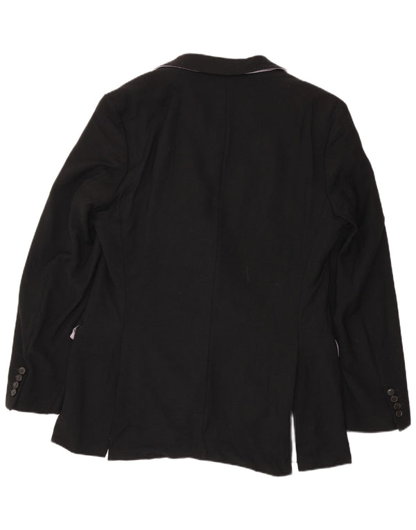 Blazer pentru bărbați Hugo Boss, cu 2 nasturi, UK 102, lână virgină mare, neagră