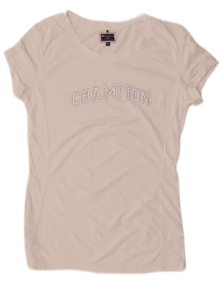Tricou grafic Champion pentru femei Top UK 12 Medium White