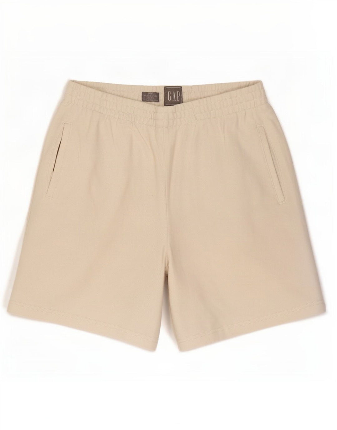 Pantaloni scurți sport Gap pentru bărbați, bumbac alb mediu