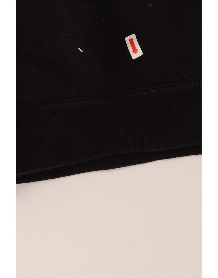 Pulover cu glugă grafic REEBOK pentru bărbați XL, bumbac negru