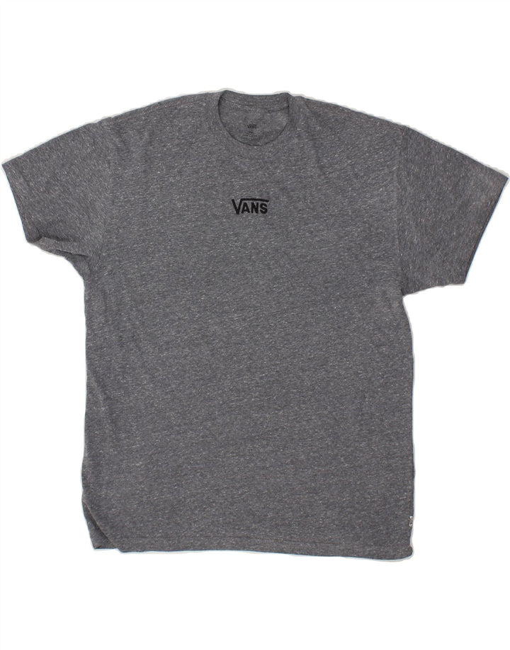 VANS Mens Oversized T-Shirt Top Small Grey Flecked Cotton Vintage Vans and Second-Hand Vans from Messina Hembry 