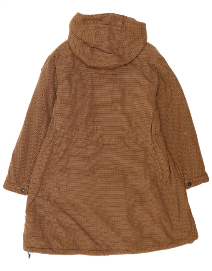 Jachetă Parka cu glugă Invicta pentru femei UK 6 XS Maro Houndstooth Poliamidă