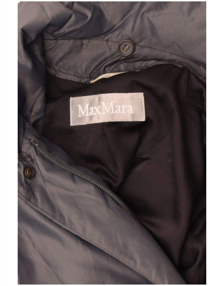 Jachetă Windbreaker pentru femei Max Mara UK 14 mare nailon gri