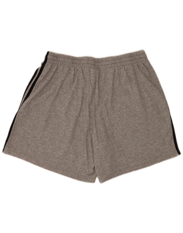 Pantaloni scurți sport pentru bărbați Adidas 2XL bumbac gri