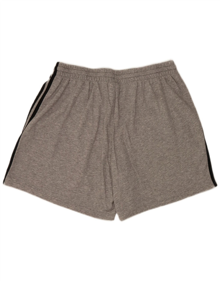 Pantaloni scurți sport pentru bărbați Adidas 2XL bumbac gri