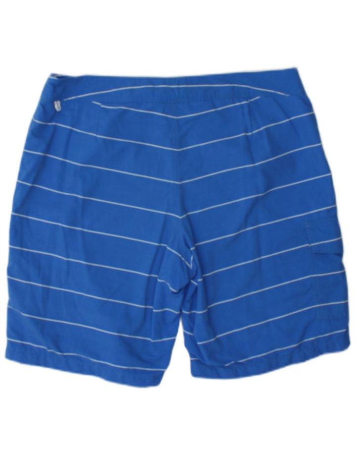 Pantaloni scurți de înot J. Crew pentru bărbați, în dungi albastre medii