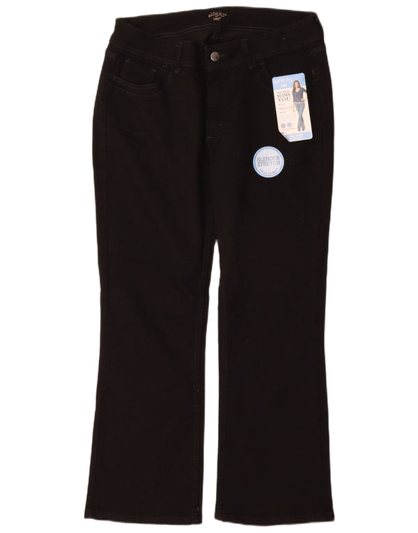 Blugi Lee, zvelți, cu bootcut pentru femei US 16 2XL W34 L30, bumbac negru