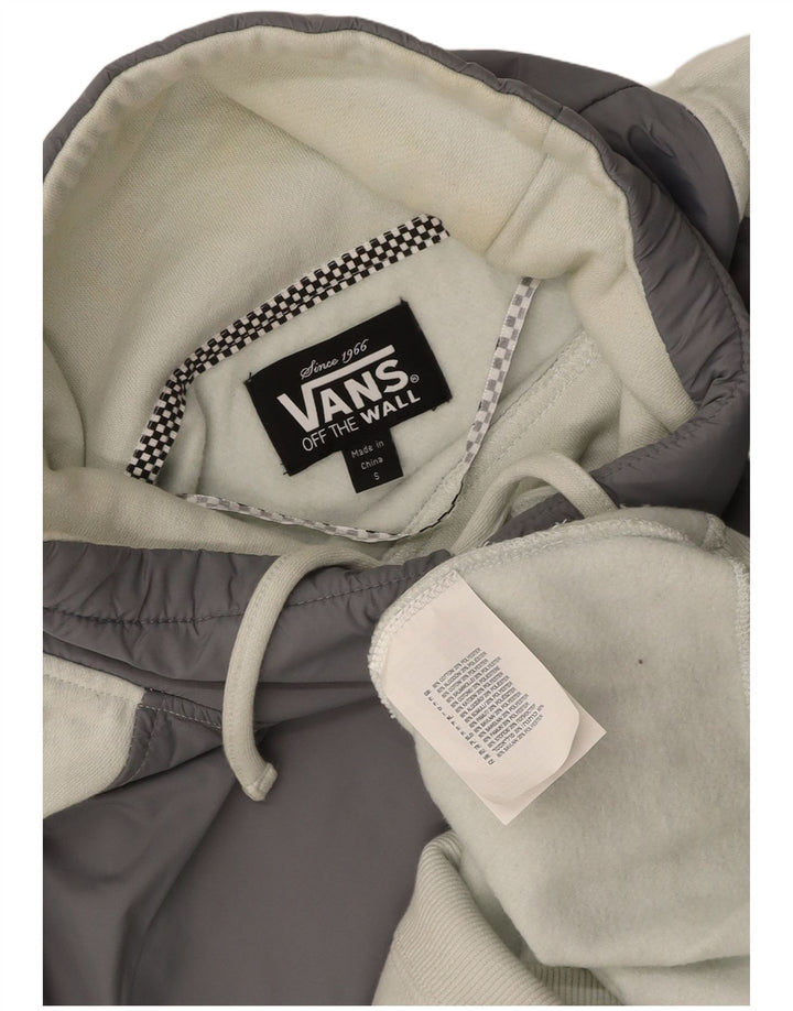 Pulover VANS pentru femei UK 10 Bumbac color bloc alb mic