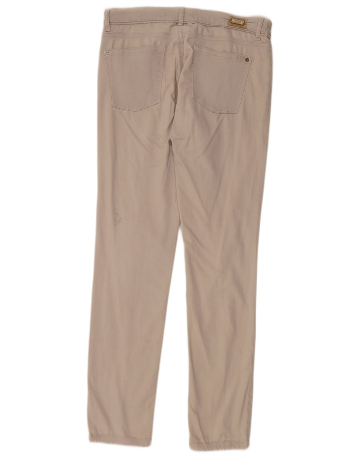 Pantaloni casual slim pentru femei Zara EU 40 Mediu L30 L32 Bej