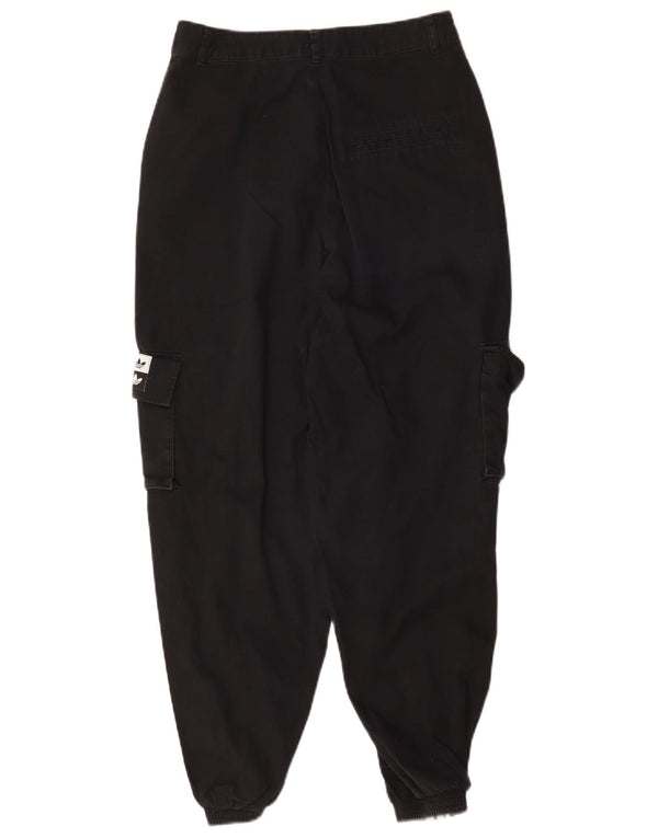 Pantaloni cargo pentru femei Adidas Graphic Joggers UK 8 Small W28 L27 Negru