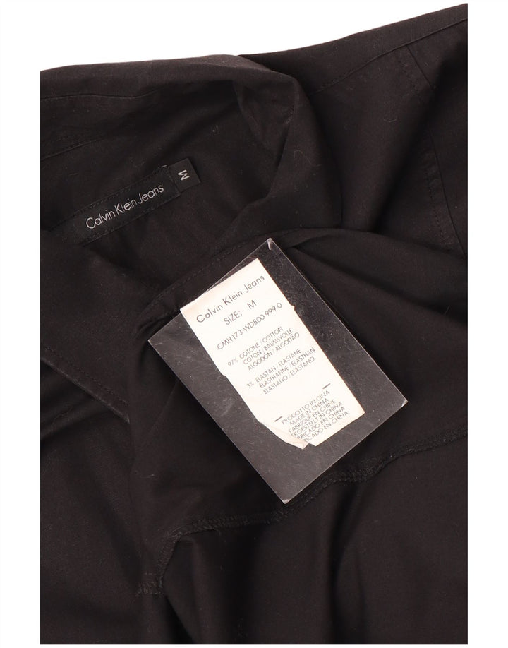 Cămașă pentru bărbați Calvin Klein Jeans, bumbac mediu negru