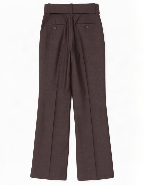 Pantaloni de costum pentru femei cu talie înaltă Zara EU 36 XS L26 L31 Lână gri
