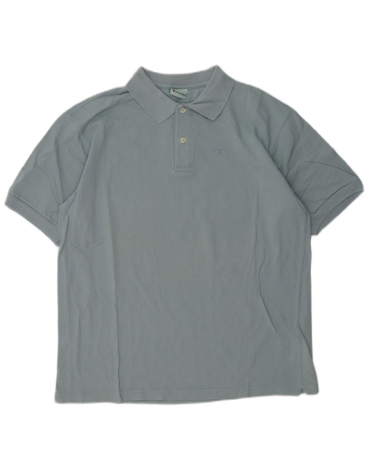 Tricou polo pentru bărbați Diadora, mare, albastru, bumbac